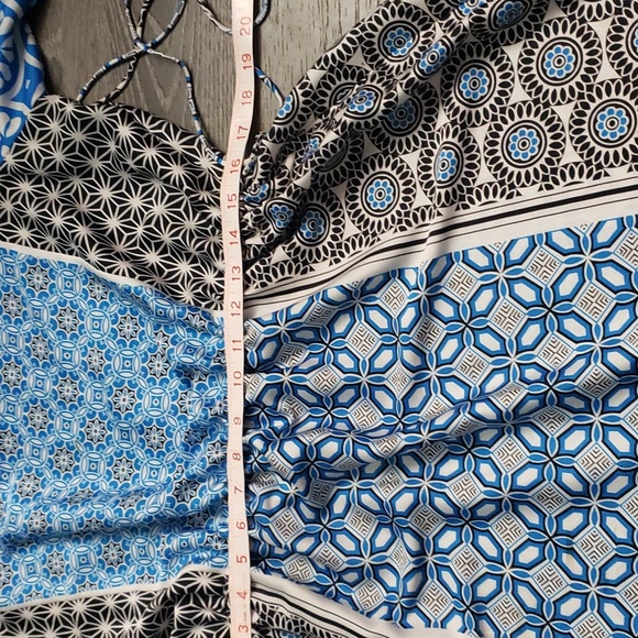 LOFT MEDALLION BLOUSON BOHO DRESS SIZE: LP - Picture 10 of 14